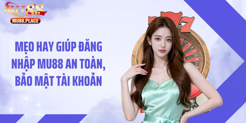 Mẹo hay giúp đăng nhập MU88 an toàn, bảo mật tài khoản